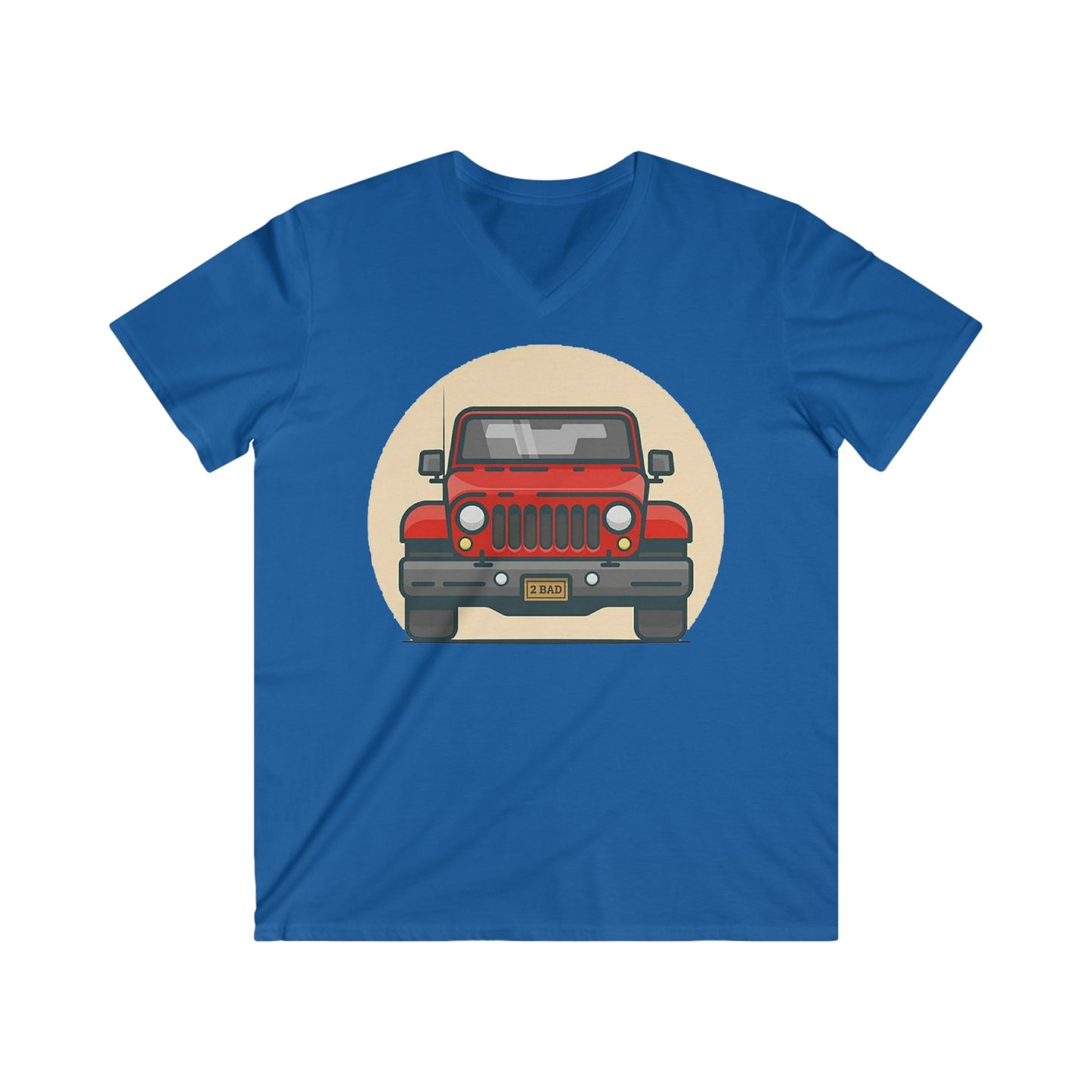 Jeep Fitted V-Neck Short Sleeve Tee