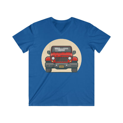 Jeep Fitted V-Neck Short Sleeve Tee
