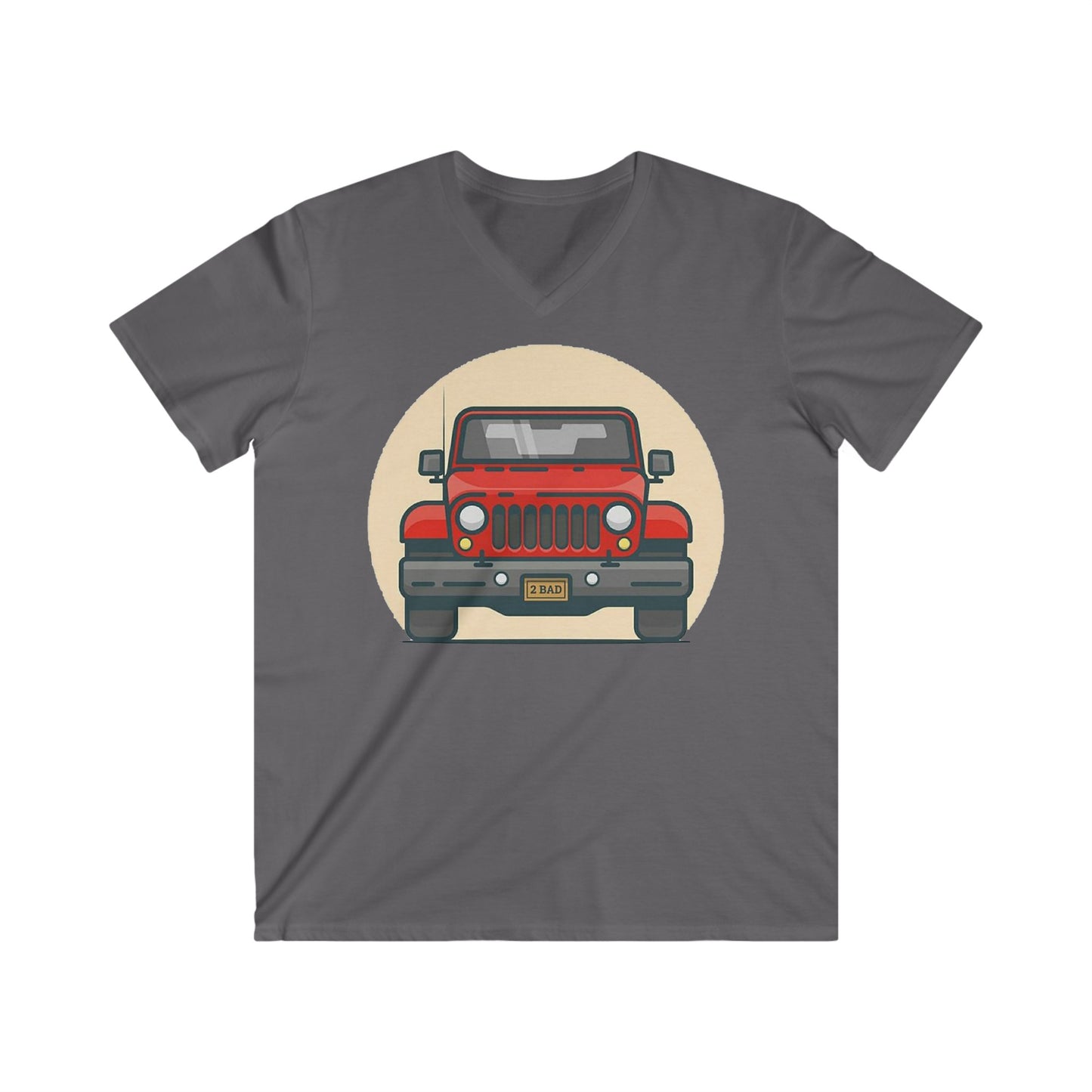 Jeep Fitted V-Neck Short Sleeve Tee