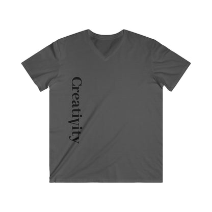 Custom Fitted V-Neck Short Sleeve Tee