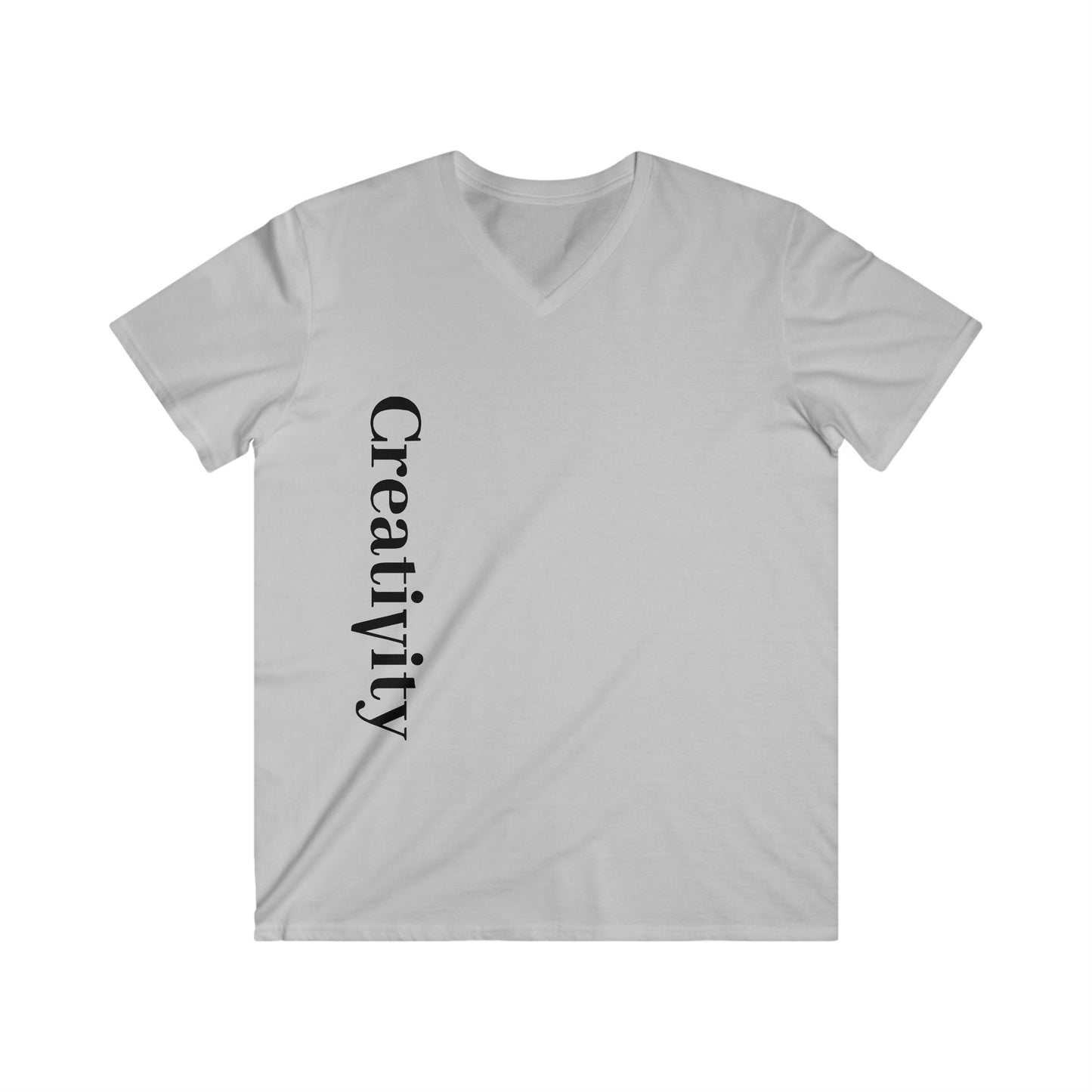Custom Fitted V-Neck Short Sleeve Tee