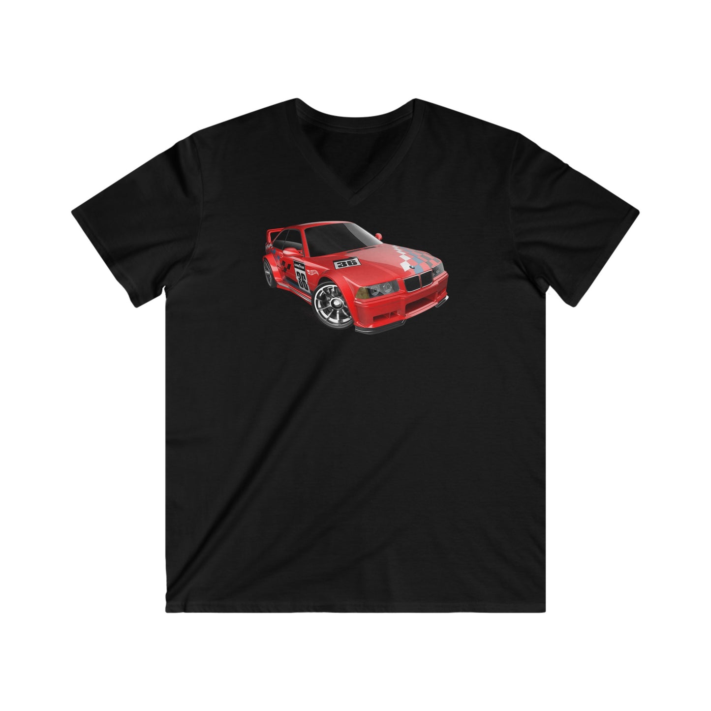 BMW Fitted V-Neck Short Sleeve Tee