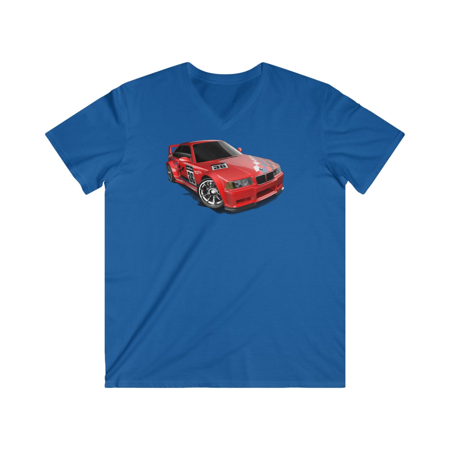 BMW Fitted V-Neck Short Sleeve Tee