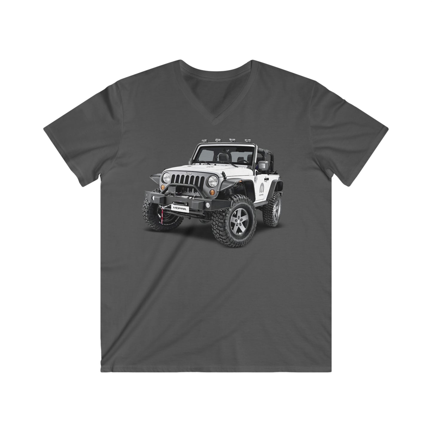 Jeep Fitted V-Neck Short Sleeve Tee