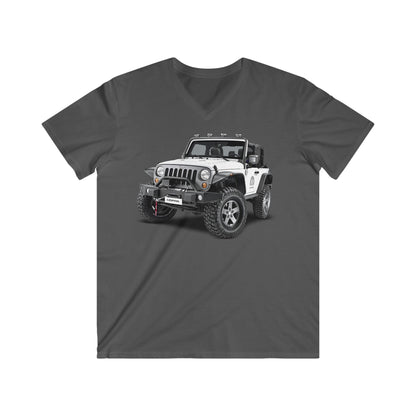 Jeep Fitted V-Neck Short Sleeve Tee