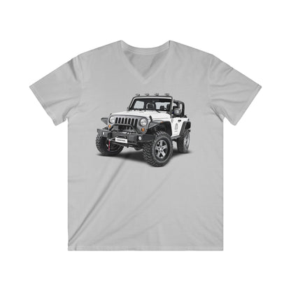 Jeep Fitted V-Neck Short Sleeve Tee