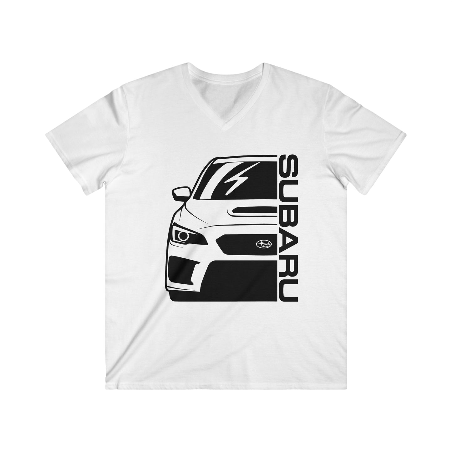 Subaru Fitted V-Neck Short Sleeve Tee