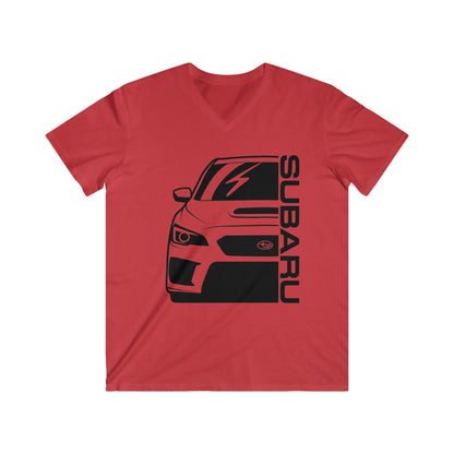 Subaru Fitted V-Neck Short Sleeve Tee