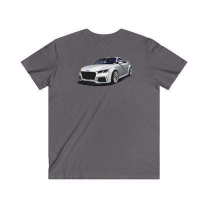 Audi Fitted V-Neck Short Sleeve Tee