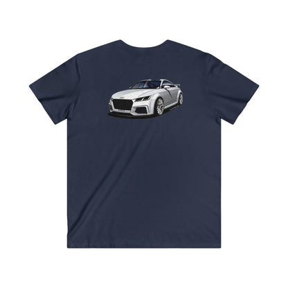 Audi Fitted V-Neck Short Sleeve Tee