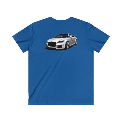 Audi Fitted V-Neck Short Sleeve Tee