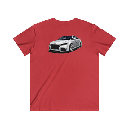 Audi Fitted V-Neck Short Sleeve Tee