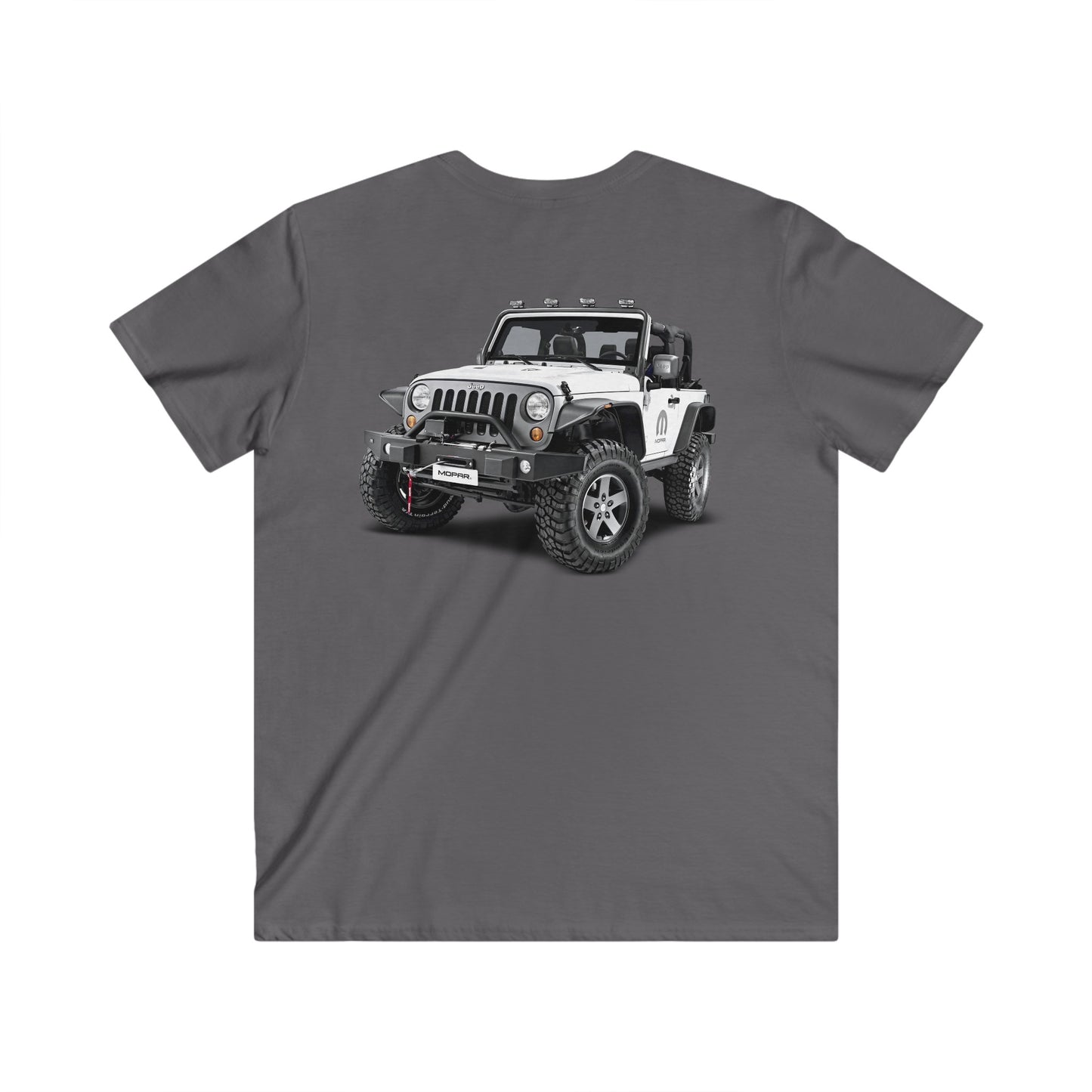 Jeep Fitted V-Neck Short Sleeve Tee
