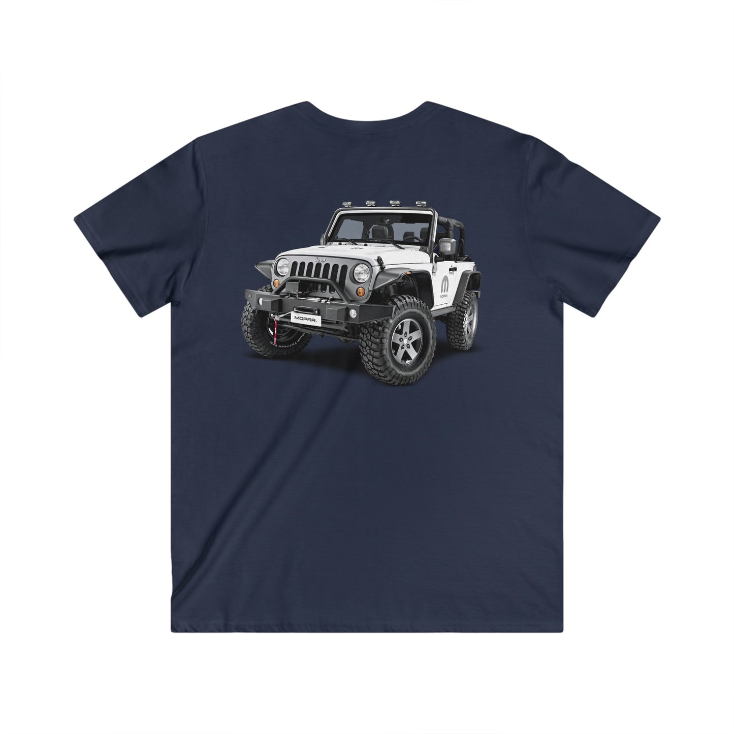 Jeep Fitted V-Neck Short Sleeve Tee