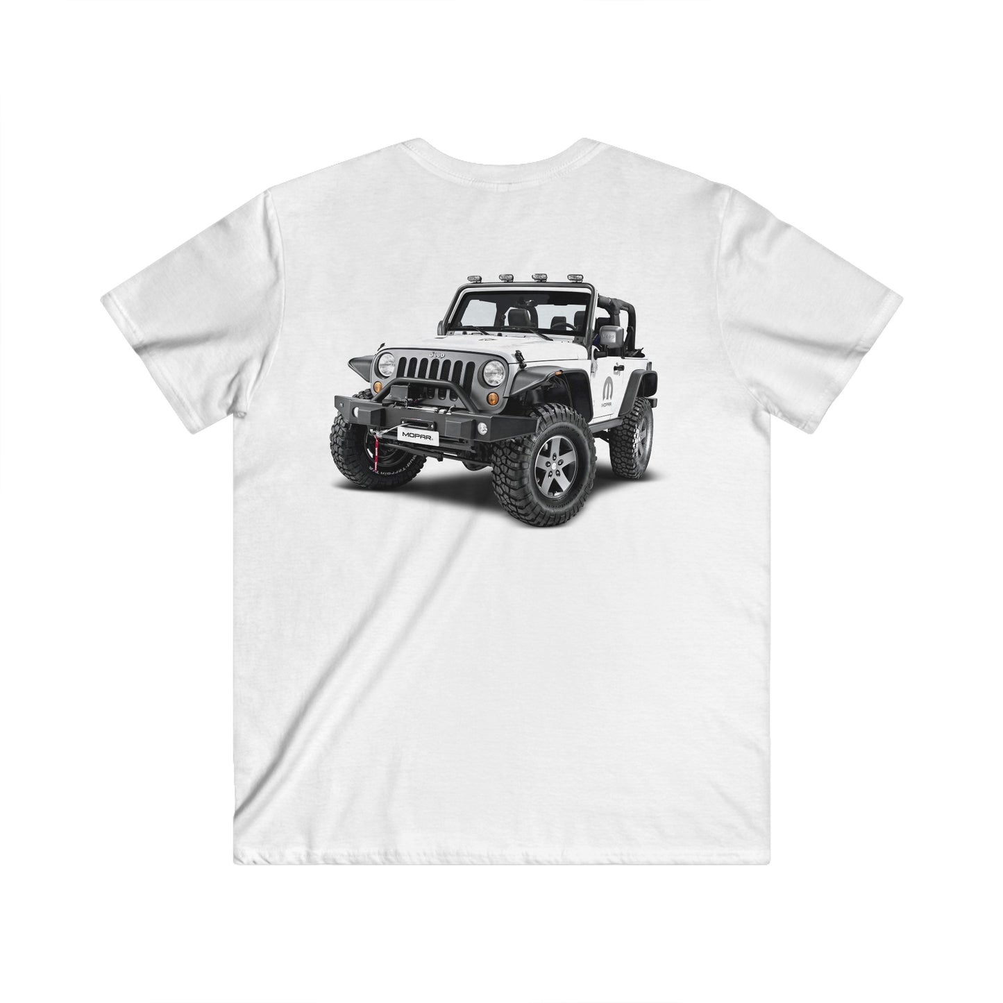 Jeep Fitted V-Neck Short Sleeve Tee