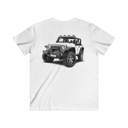 Jeep Fitted V-Neck Short Sleeve Tee