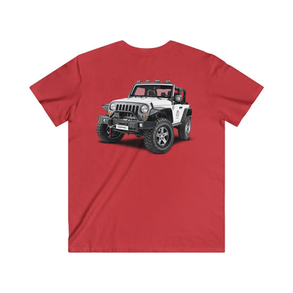 Jeep Fitted V-Neck Short Sleeve Tee