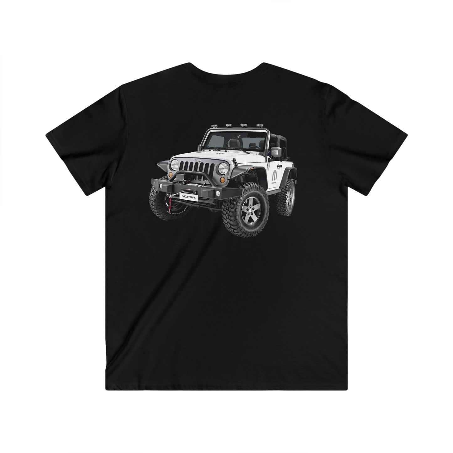 Jeep Fitted V-Neck Short Sleeve Tee