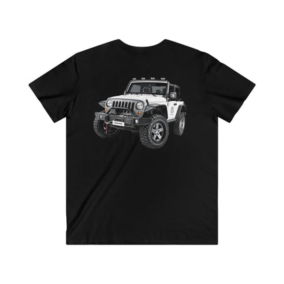 Jeep Fitted V-Neck Short Sleeve Tee