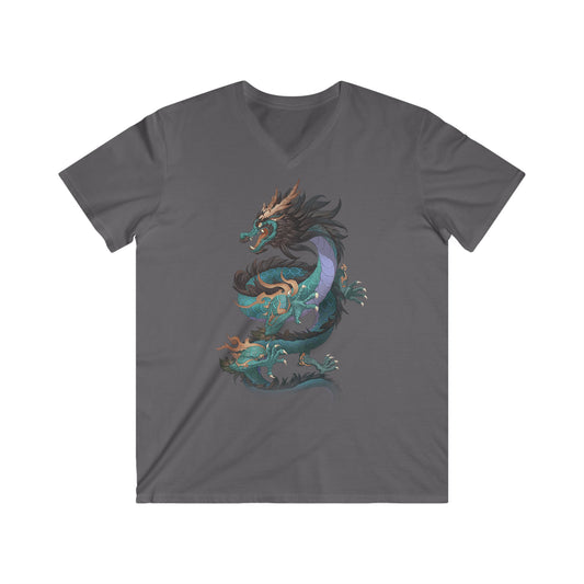 Custom Fitted V-Neck Short Sleeve Tee