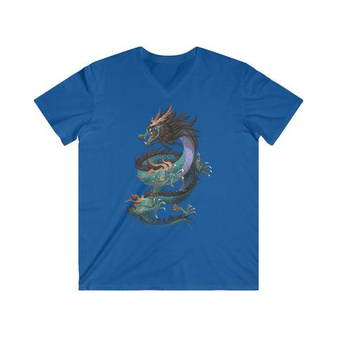 Custom Fitted V-Neck Short Sleeve Tee