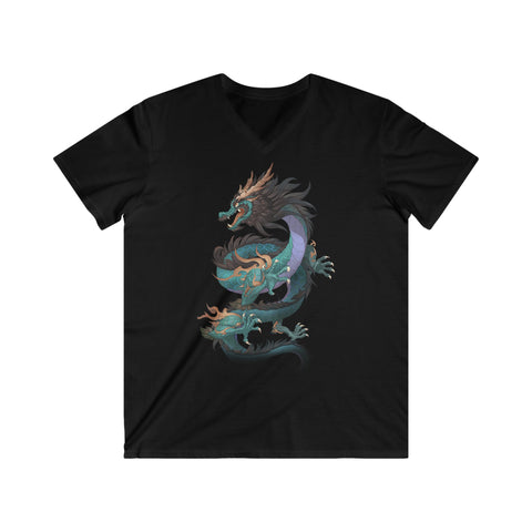 Custom Fitted V-Neck Short Sleeve Tee