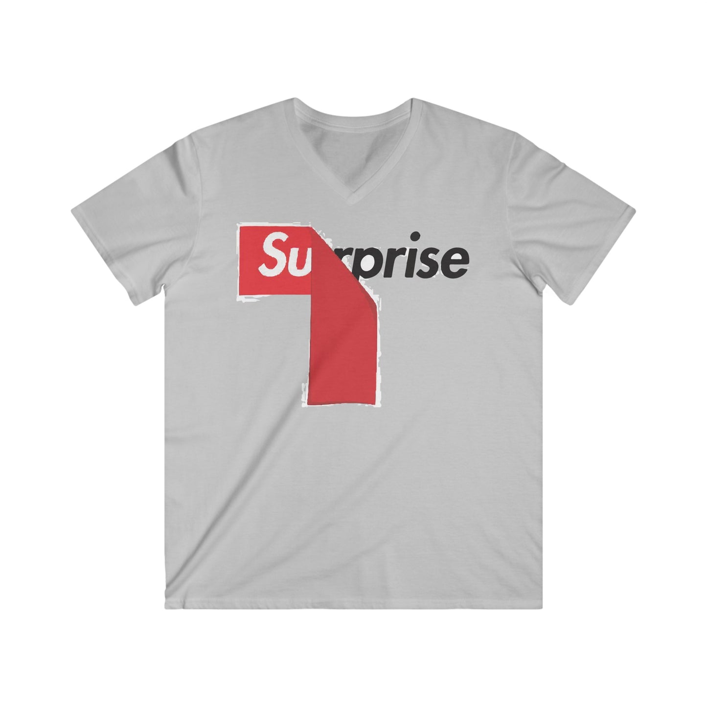 Custom Fitted V-Neck Short Sleeve Tee