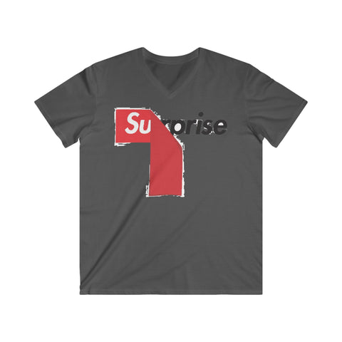 Custom Fitted V-Neck Short Sleeve Tee