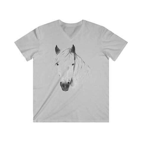 Custom Fitted V-Neck Short Sleeve Tee