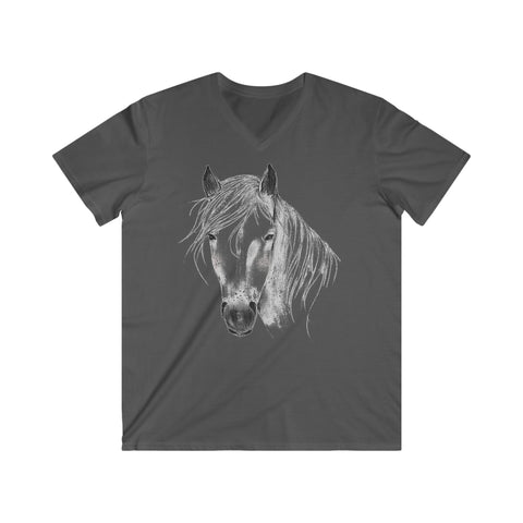 Custom Fitted V-Neck Short Sleeve Tee