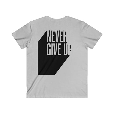 Custom Fitted V-Neck Short Sleeve Tee