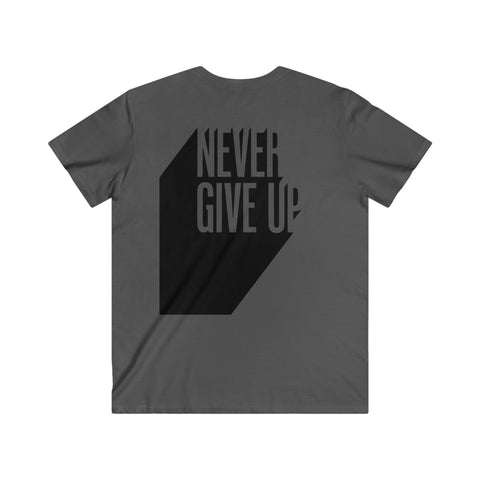 Custom Fitted V-Neck Short Sleeve Tee
