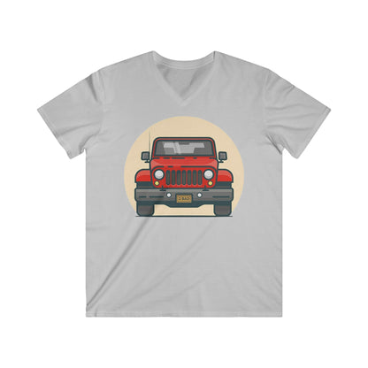 Jeep Fitted V-Neck Short Sleeve Tee