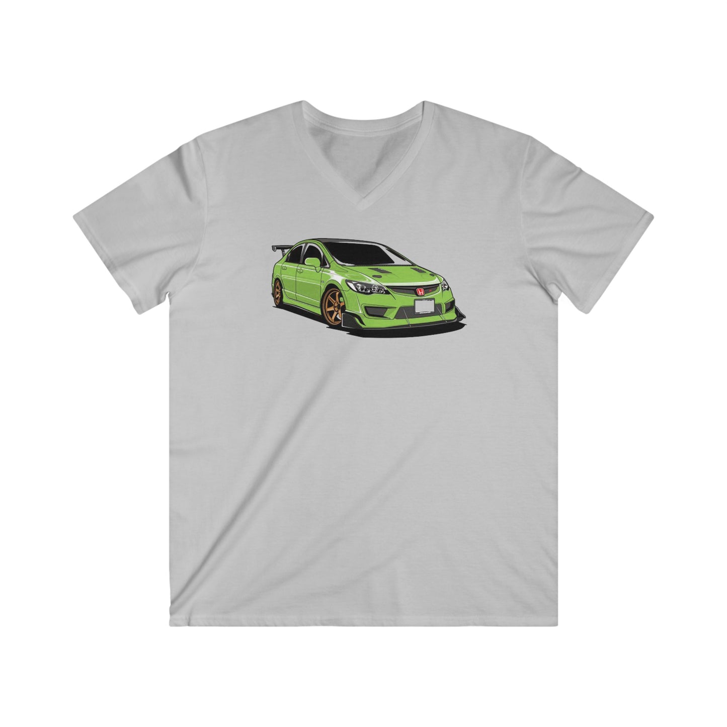 Honda Fitted V-Neck Short Sleeve Tee