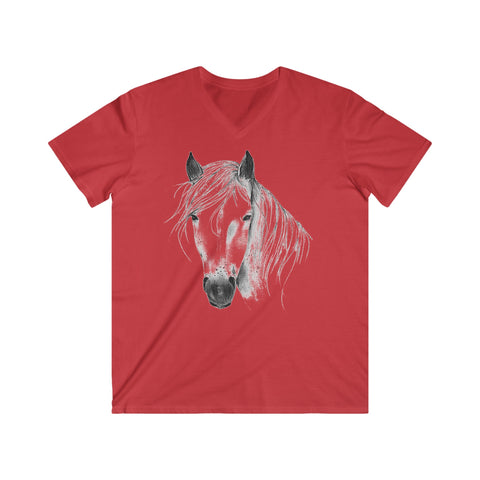 Custom Fitted V-Neck Short Sleeve Tee
