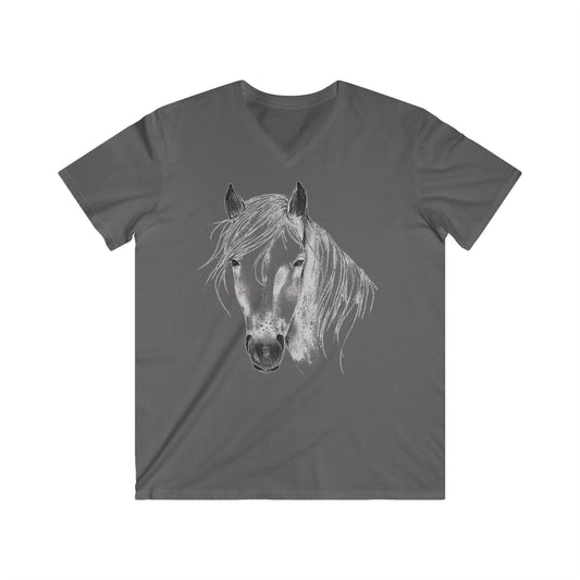 Custom Fitted V-Neck Short Sleeve Tee