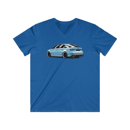Audi Fitted V-Neck Short Sleeve Tee