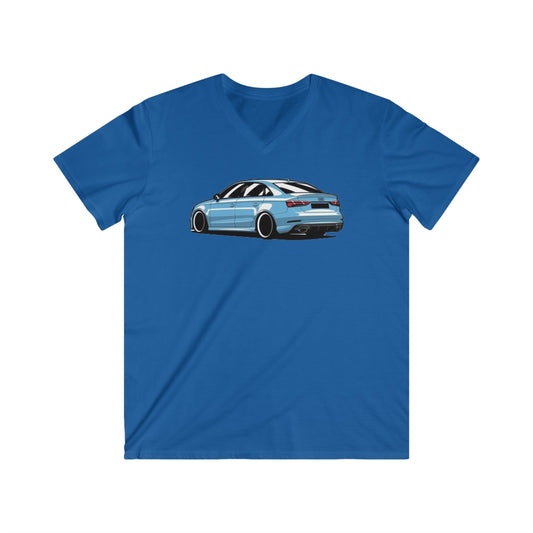 Audi Fitted V-Neck Short Sleeve Tee