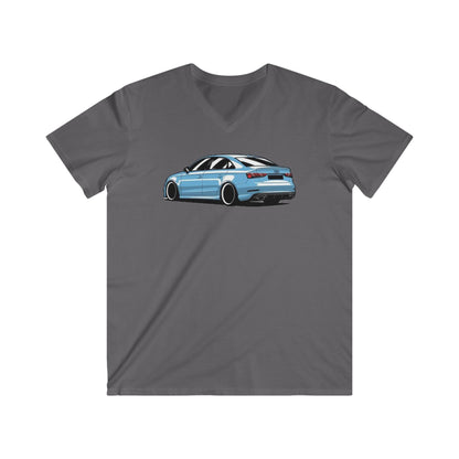 Audi Fitted V-Neck Short Sleeve Tee