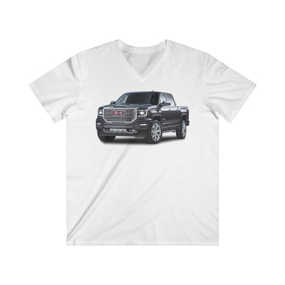 GMC Fitted V-Neck Short Sleeve Tee