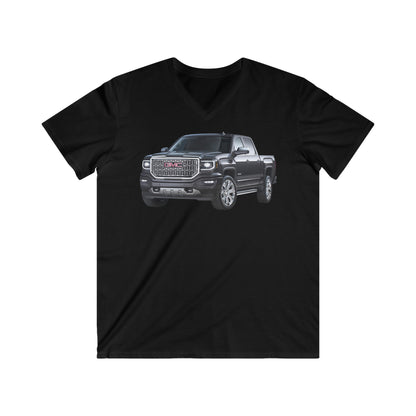 GMC Fitted V-Neck Short Sleeve Tee