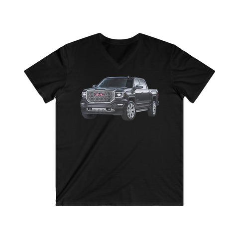 GMC Fitted V-Neck Short Sleeve Tee