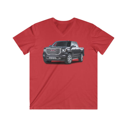 GMC Fitted V-Neck Short Sleeve Tee