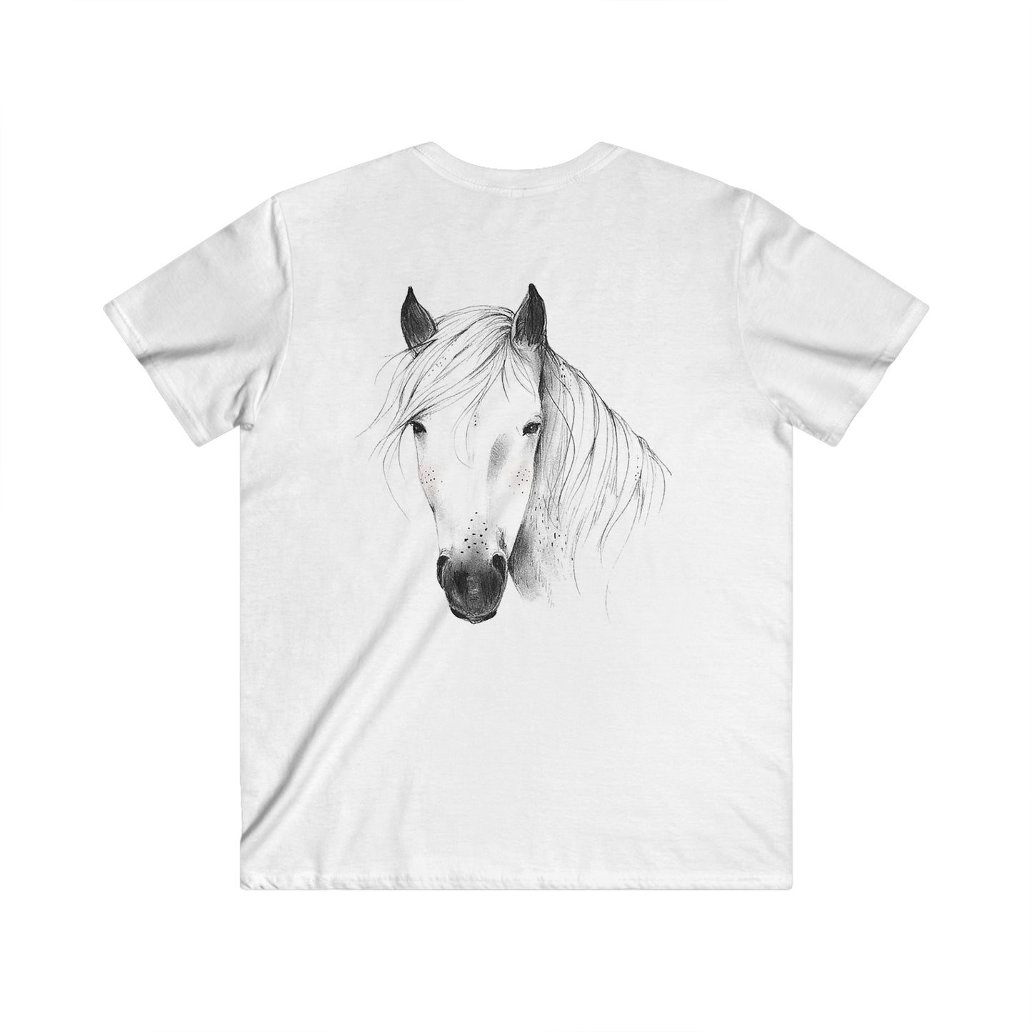 Custom Fitted V-Neck Short Sleeve Tee