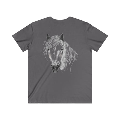 Custom Fitted V-Neck Short Sleeve Tee