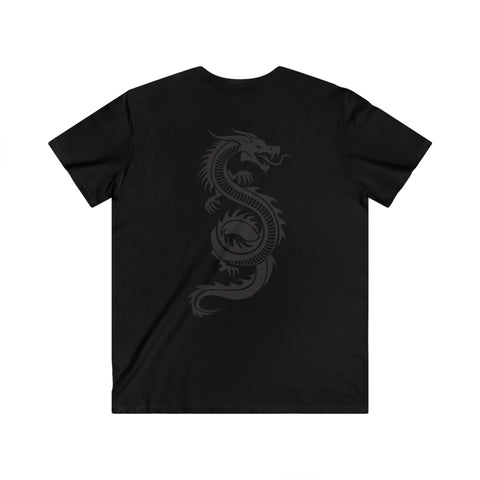 Custom Fitted V-Neck Short Sleeve Tee