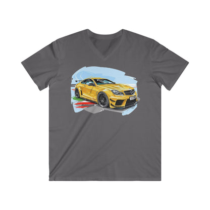 Mercedes Fitted V-Neck Short Sleeve Tee