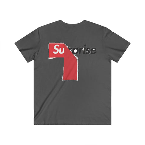 Custom Fitted V-Neck Short Sleeve Tee