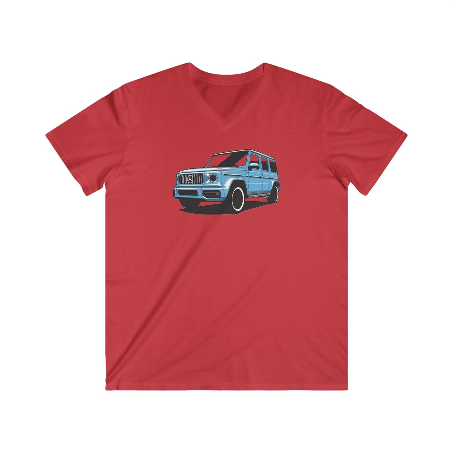 Mercedes Fitted V-Neck Short Sleeve Tee