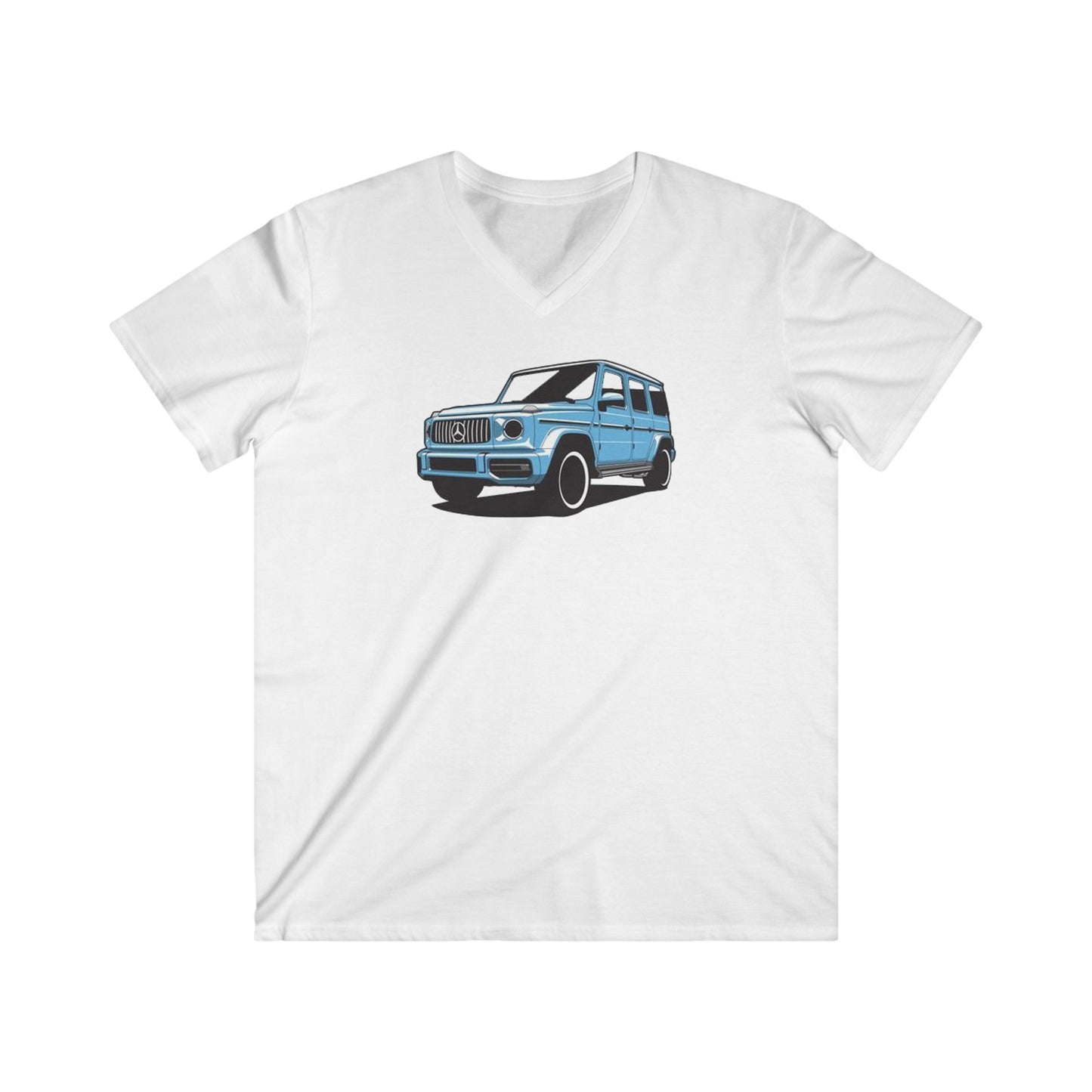 Mercedes Fitted V-Neck Short Sleeve Tee